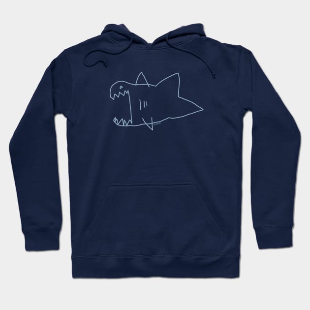 Shark Drawing 2 Hoodie by ruthimagination